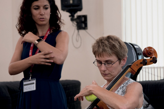 Exploring ways to teach left-hand technique during the PG Cert summer school (August 2018)