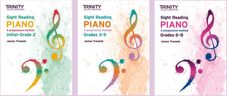  
Sight Reading Piano: A progressive method, Initial–Grade 2, Grades 3–5, Grades 6–8
