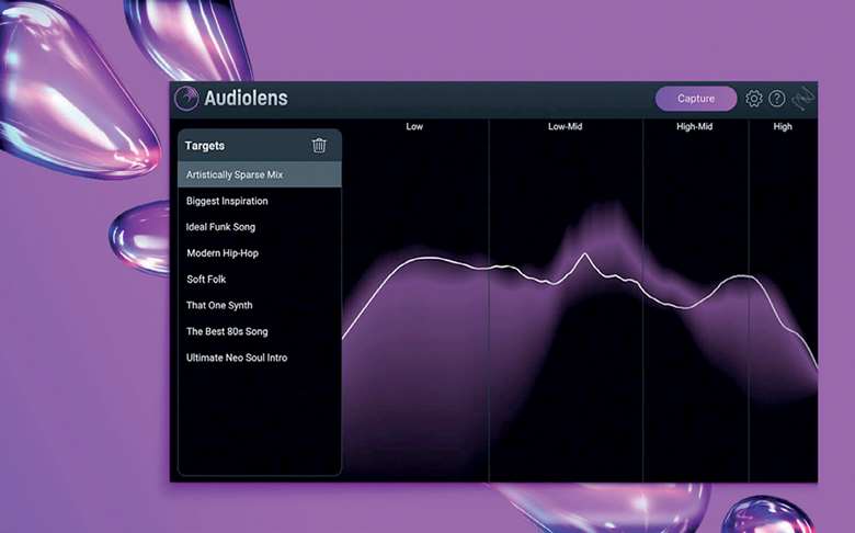 A screenshot of iZotope’s Audiolens desktop app