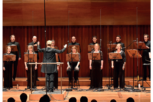  The BBC Singers recording for Radio 3