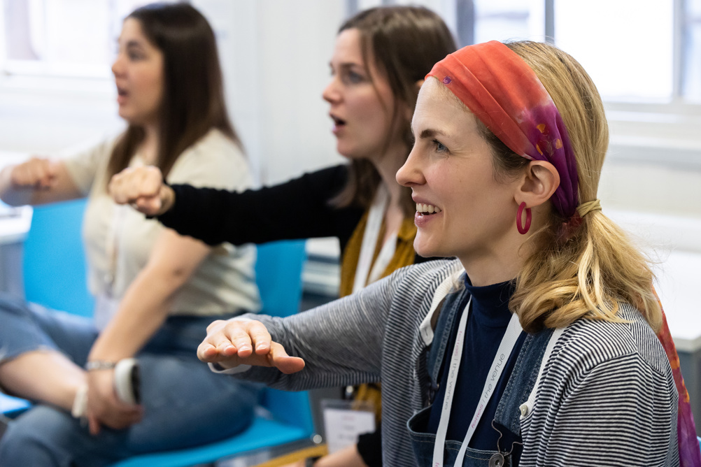 Training in the Kodály method at the NYCOS summer school