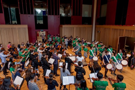 Students participating in WOWFest 2022