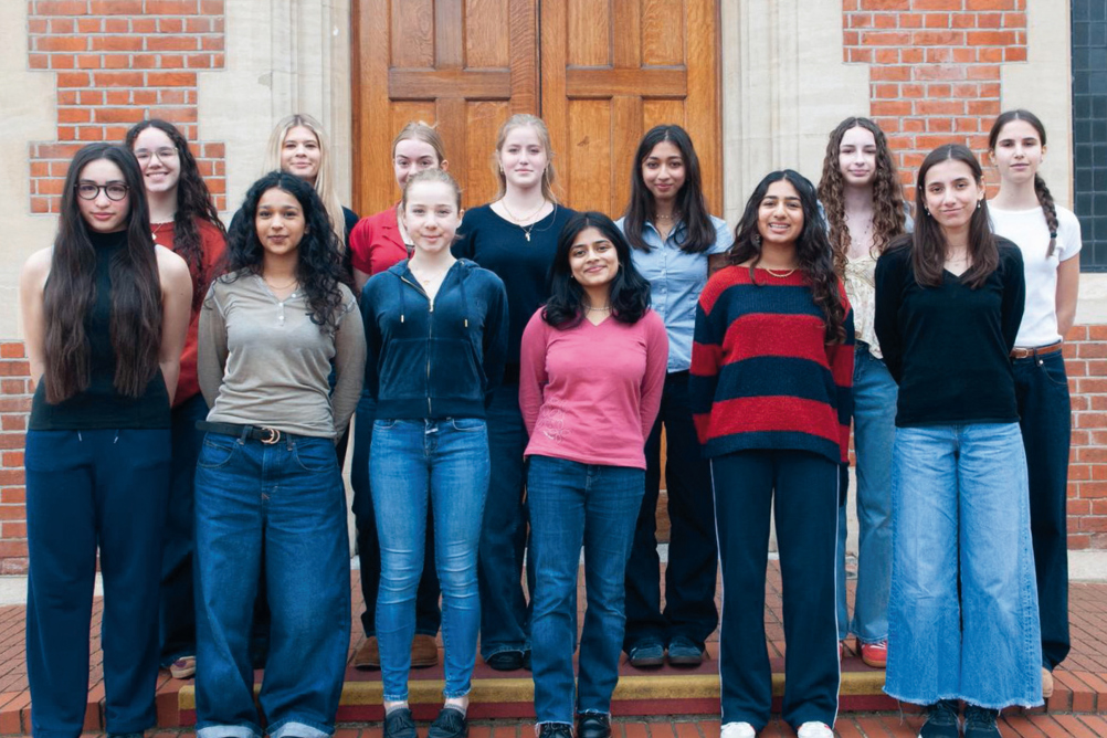 Tara Bhamre (top row, third from right) and Melody Matters bring music into their local community