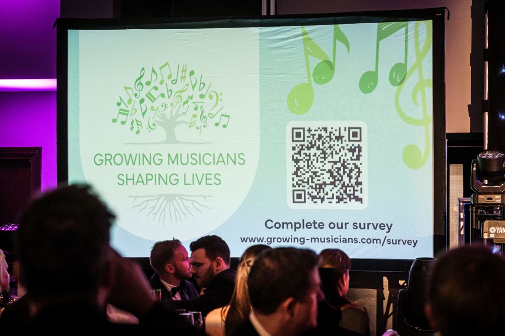 The launch of the campaign at the Music & Drama Education Awards on 30 January