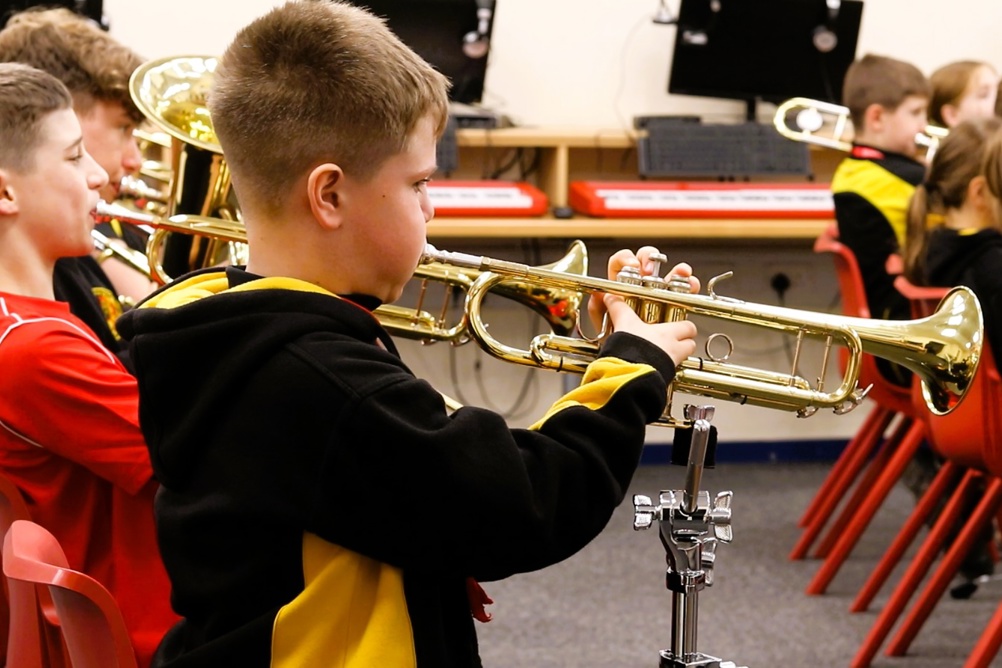 Children participating in the OHMI Music-Makers programme