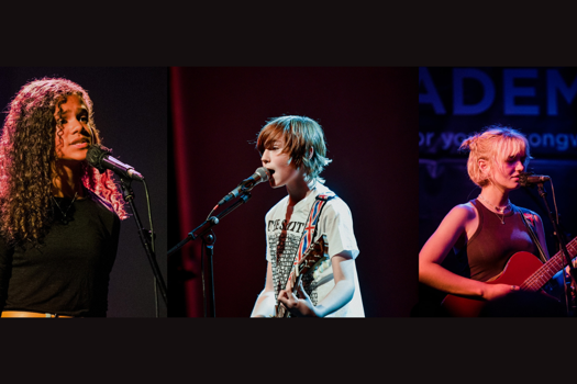 Young Songwriter 2022 winners: Isla, John and Clara (L to R)